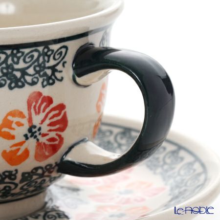 ポーリッシュポタリー（ポーランド陶器） ボレスワヴィエツ ティーカップ＆ソーサー 220ml／16cm 775／836／955