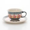 ポーリッシュポタリー（ポーランド陶器） ボレスワヴィエツ ティーカップ＆ソーサー 220ml／16cm 775／836／955