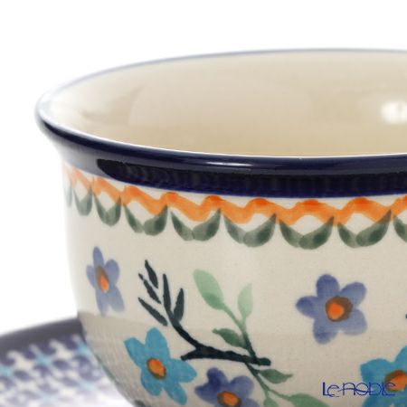 ポーリッシュポタリー（ポーランド陶器） ボレスワヴィエツ ティーカップ＆ソーサー 220ml／16cm 775／836／A-1154A