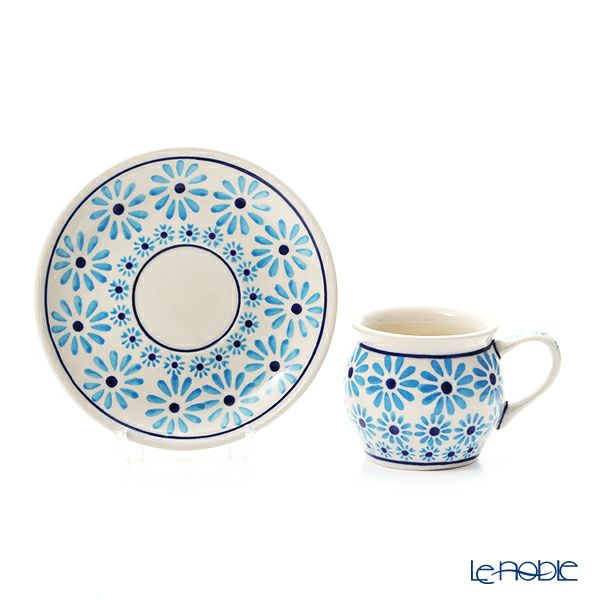 ポーリッシュポタリー（ポーランド陶器） ボレスワヴィエツ コーヒーカップ＆ソーサー 160ml／14.2cm 913／710／966