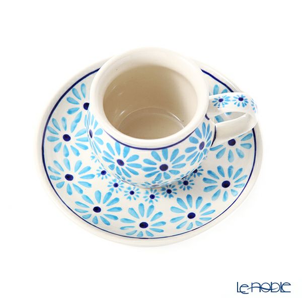 ポーリッシュポタリー（ポーランド陶器） ボレスワヴィエツ コーヒーカップ＆ソーサー 160ml／14.2cm 913／710／966