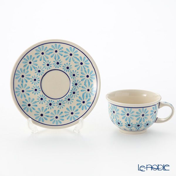 ポーリッシュポタリー（ポーランド陶器） ボレスワヴィエツ ティーカップ＆ソーサー 220ml／16cm 775／836／966