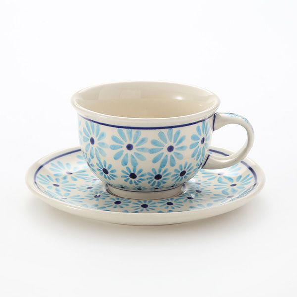 ポーリッシュポタリー（ポーランド陶器） ボレスワヴィエツ ティーカップ＆ソーサー 220ml／16cm 775／836／966
