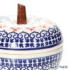 ポーリッシュポタリー（ポーランド陶器） ボレスワヴィエツ キャニスター（リンゴ） 9.2cm／100ml 1899／1046