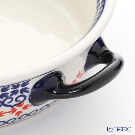 ポーリッシュポタリー（ポーランド陶器） ボレスワヴィエツ グラタン皿 18.8cm／H4.6cm 1454／1046