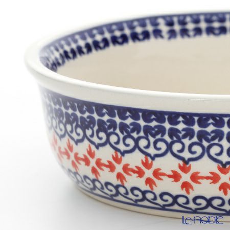 ポーリッシュポタリー（ポーランド陶器） ボレスワヴィエツ グラタン皿 18.8cm／H4.6cm 1454／1046