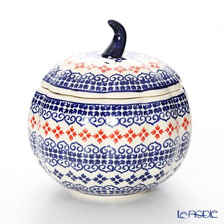 ポーリッシュポタリー（ポーランド陶器） ボレスワヴィエツ スープボウル（リンゴ） 14.8cm 1777／1046