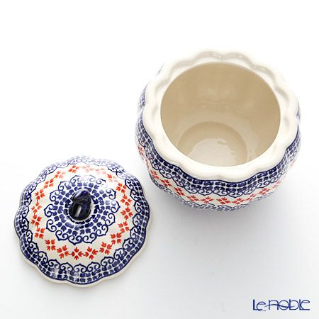 ポーリッシュポタリー（ポーランド陶器） ボレスワヴィエツ スープボウル（リンゴ） 14.8cm 1777／1046