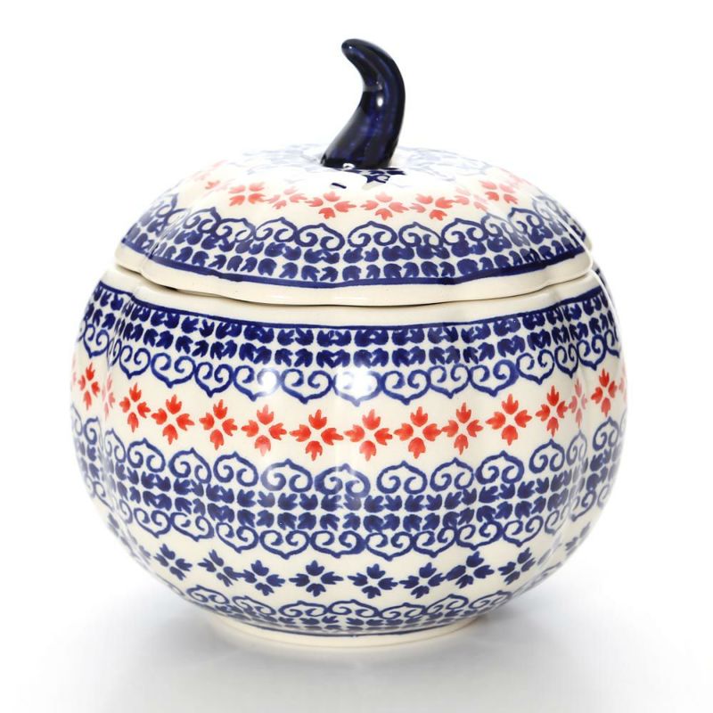 ポーリッシュポタリー（ポーランド陶器） ボレスワヴィエツ スープボウル（リンゴ） 14.8cm 1777／1046