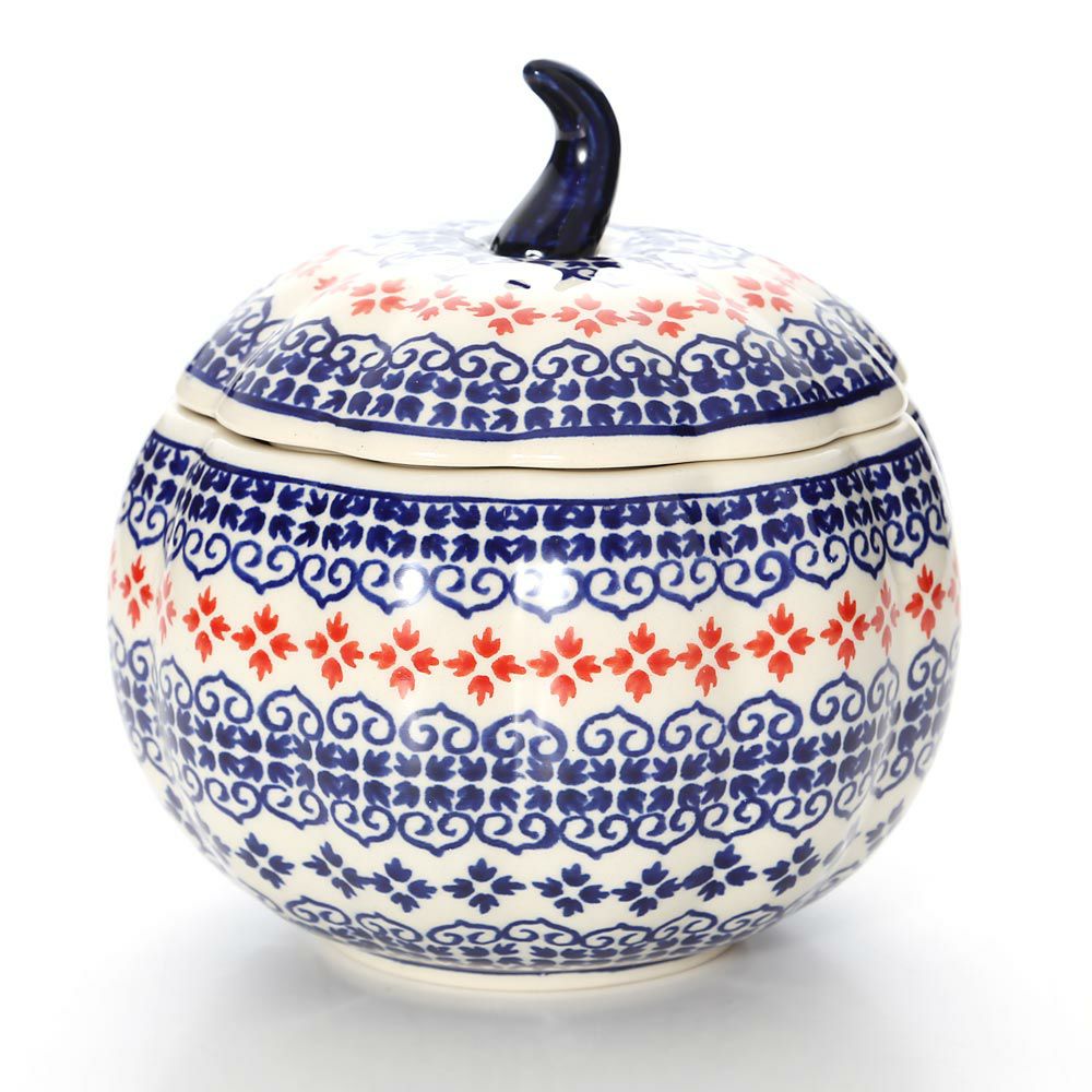 ポーリッシュポタリー（ポーランド陶器） ボレスワヴィエツ スープボウル（リンゴ） 14.8cm 1777／1046