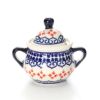 ポーリッシュポタリー（ポーランド陶器） ボレスワヴィエツ シュガーボウル 50ml／7.7cm 1115／1046