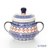 ポーリッシュポタリー（ポーランド陶器） ボレスワヴィエツ シュガーボウル 250ml／9.8cm 1354／1046