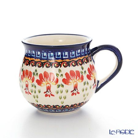 ポーリッシュポタリー（ポーランド陶器） ボレスワヴィエツ マグ 220ml／8cm 1452／DU-184
