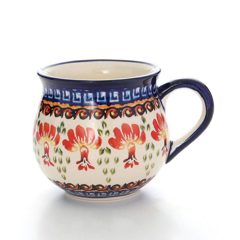 ポーリッシュポタリー（ポーランド陶器） ボレスワヴィエツ マグ 220ml／8cm 1452／DU-184