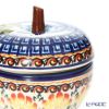 ポーリッシュポタリー（ポーランド陶器） ボレスワヴィエツ キャニスター（リンゴ） 9.2cm／100ml 1899／DU-184