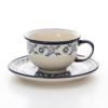 ポーリッシュポタリー（ポーランド陶器） ボレスワヴィエツ ティーカップ＆ソーサー 220ml／16cm 775／836／A-1163A