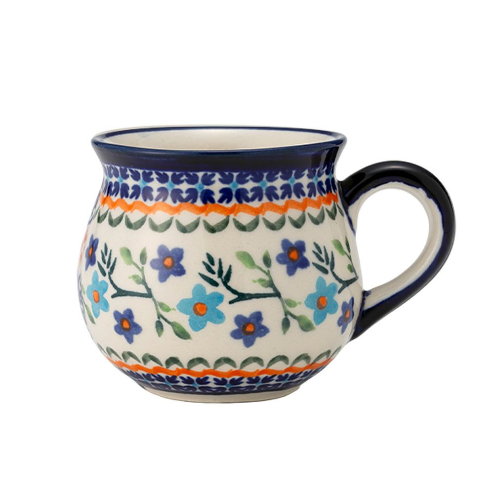 ポーリッシュポタリー（ポーランド陶器） ボレスワヴィエツ マグ 220ml／8cm 1452／A-1154A