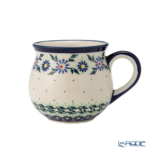 ポーリッシュポタリー（ポーランド陶器） ボレスワヴィエツ マグ 220ml／8cm 1452／A-1163A