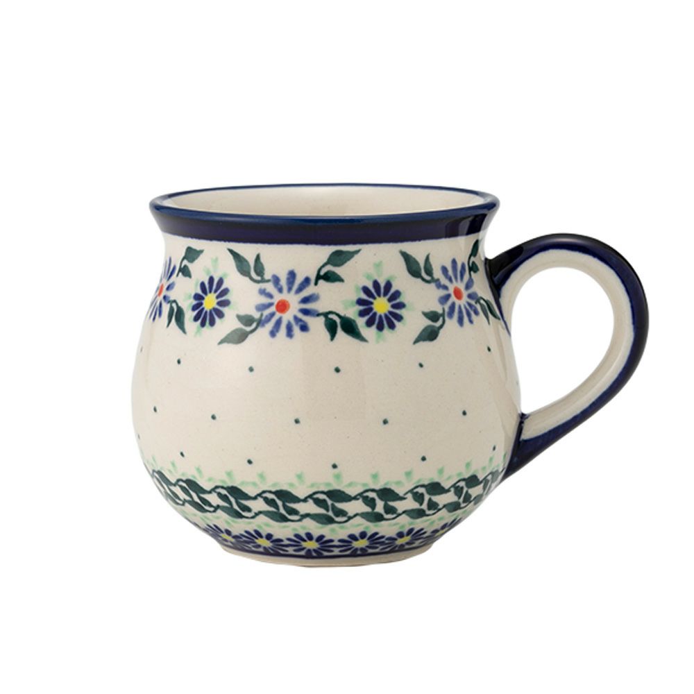 ポーリッシュポタリー（ポーランド陶器） ボレスワヴィエツ マグ 220ml／8cm 1452／A-1163A