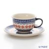 ポーリッシュポタリー（ポーランド陶器） ボレスワヴィエツ ティーカップ＆ソーサー 220ml／16cm 775／836／1046