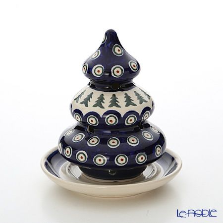 ポーリッシュポタリー（ポーランド陶器） ボレスワヴィエツ クリスマスツリー 14.6cm XMAS／クリスマス（もみの木）1285／200
