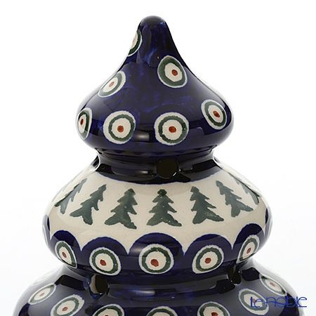 ポーリッシュポタリー（ポーランド陶器） ボレスワヴィエツ クリスマスツリー 14.6cm XMAS／クリスマス（もみの木）1285／200