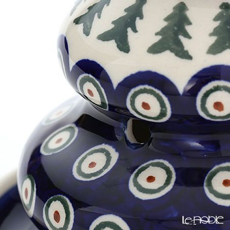 ポーリッシュポタリー（ポーランド陶器） ボレスワヴィエツ クリスマスツリー 14.6cm XMAS／クリスマス（もみの木）1285／200