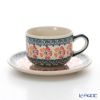 ポーリッシュポタリー（ポーランド陶器） ボレスワヴィエツ ティーカップ＆ソーサー 210ml／16cm 886／883／955