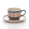 ポーリッシュポタリー（ポーランド陶器） ボレスワヴィエツ ティーカップ＆ソーサー 210ml／16cm 886／883／955