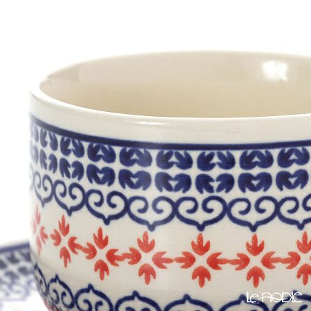 ポーリッシュポタリー（ポーランド陶器） ボレスワヴィエツ ティーカップ＆ソーサー 210ml／16cm 886／883／1046