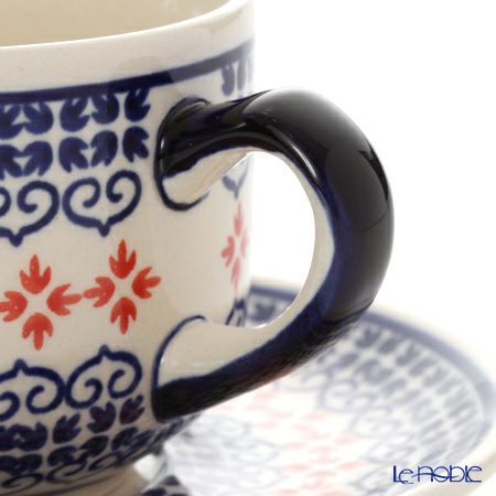 ポーリッシュポタリー（ポーランド陶器） ボレスワヴィエツ ティーカップ＆ソーサー 210ml／16cm 886／883／1046