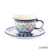 ポーリッシュポタリー（ポーランド陶器） ボレスワヴィエツ ティーカップ＆ソーサー 220ml／16cm 775／836／A-1145A