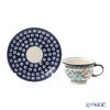 ポーリッシュポタリー（ポーランド陶器） ボレスワヴィエツ ティーカップ＆ソーサー 220ml／16cm 775／836／A-1145A