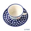 ポーリッシュポタリー（ポーランド陶器） ボレスワヴィエツ ティーカップ＆ソーサー 220ml／16cm 775／836／A-1145A