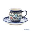 ポーリッシュポタリー（ポーランド陶器） ボレスワヴィエツ コーヒーカップ＆ソーサー 160ml／14.2cm 913／710／A-1145A