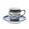 ポーリッシュポタリー（ポーランド陶器） ボレスワヴィエツ コーヒーカップ＆ソーサー 160ml／14.2cm 913／710／A-1145A