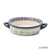 ポーリッシュポタリー（ポーランド陶器） ボレスワヴィエツ グラタン皿 18.8cm／H4.6cm 1454／A-1155A