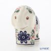 ポーリッシュポタリー（ポーランド陶器） ボレスワヴィエツ フィギュリン（エレファント） H8cm 1874／A-1197A