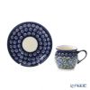 ポーリッシュポタリー（ポーランド陶器） ボレスワヴィエツ コーヒーカップ＆ソーサー 160ml／14.2cm 913／710／A-1073A
