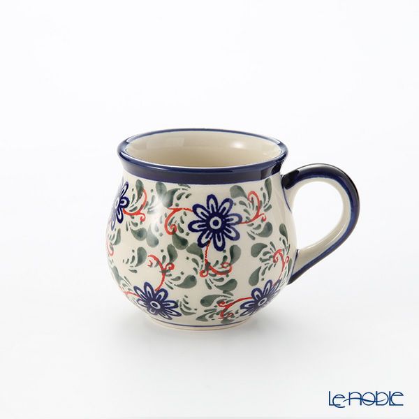 ポーリッシュポタリー（ポーランド陶器） ボレスワヴィエツ マグ 220ml／8cm 1452／A-1197A