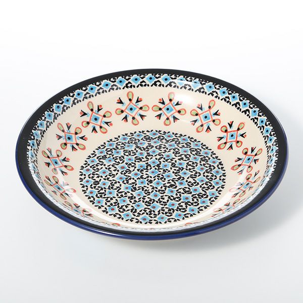 ポーリッシュポタリー（ポーランド陶器） ボレスワヴィエツ スーププレート 22cm 1002／A-1220A