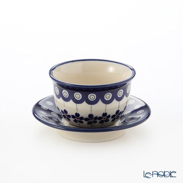 ポーリッシュポタリー（ポーランド陶器） ボレスワヴィエツ ジャパニーズティーカップ＆ソーサー 110ml 716／2014／A-166A 【ル・ノーブルオリジナル企画商品】