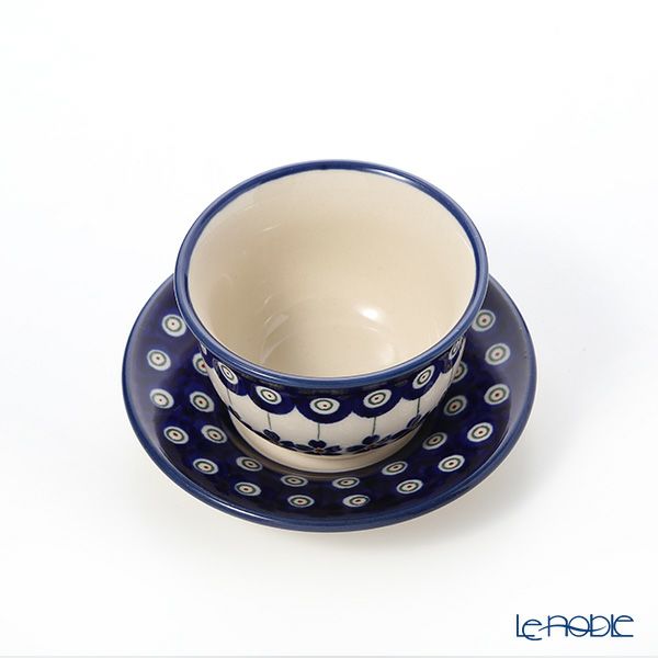 ポーリッシュポタリー（ポーランド陶器） ボレスワヴィエツ ジャパニーズティーカップ＆ソーサー 110ml 716／2014／A-166A 【ル・ノーブルオリジナル企画商品】