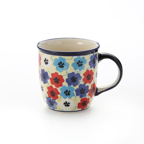 ポーリッシュポタリー（ポーランド陶器） ボレスワヴィエツ マグ 350ml／9.7cm 1105／DU-220