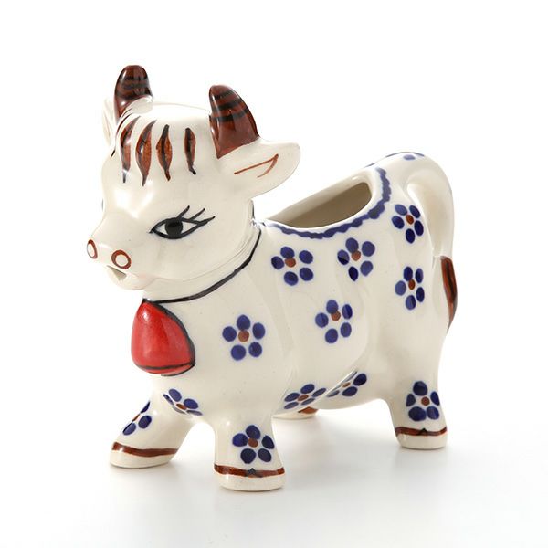 ポーリッシュポタリー（ポーランド陶器） ボレスワヴィエツ クリーマー（ウシ） 75ml 1885／225