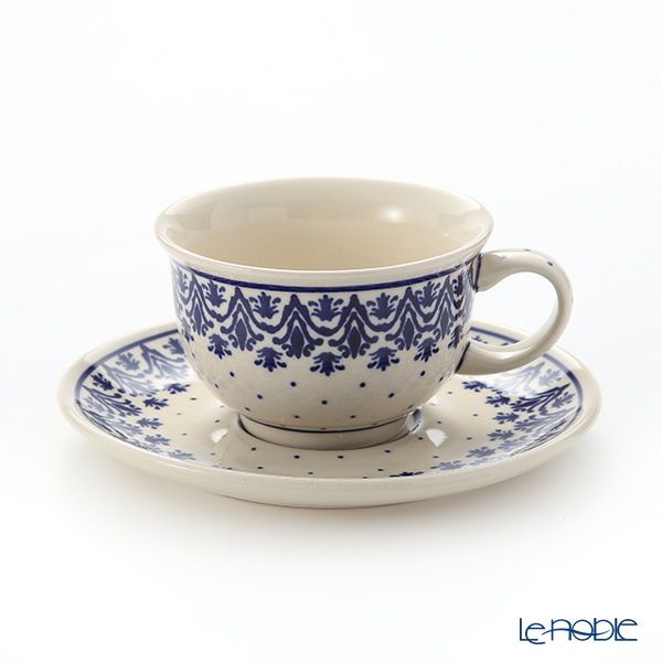 ポーリッシュポタリー（ポーランド陶器） ボレスワヴィエツ ティーカップ＆ソーサー 220ml／16cm 775／836／1169