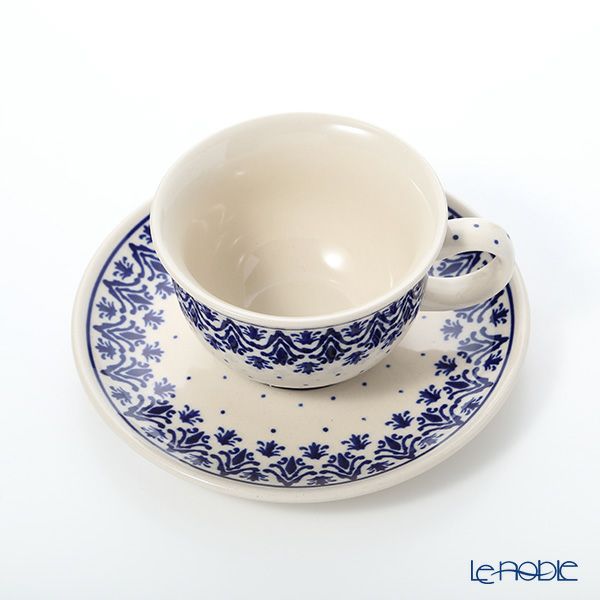 ポーリッシュポタリー（ポーランド陶器） ボレスワヴィエツ ティーカップ＆ソーサー 220ml／16cm 775／836／1169