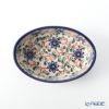 ポーリッシュポタリー（ポーランド陶器） ボレスワヴィエツ 楕円型ディッシュ 16.4cm／H4.5cm 1894A／A-1197A