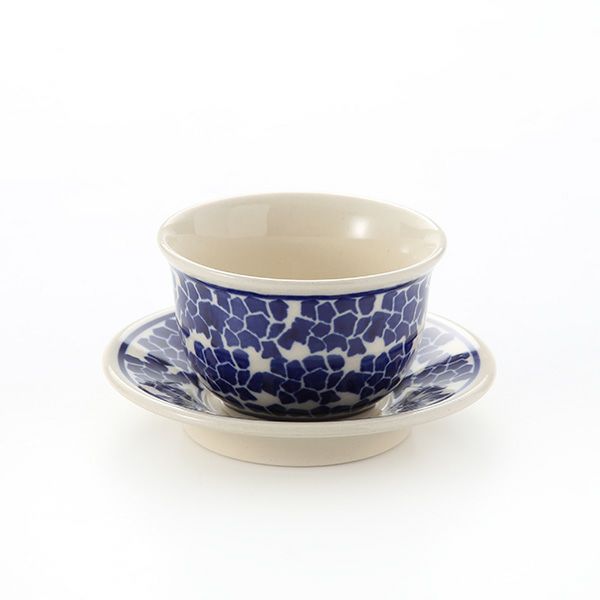ポーリッシュポタリー（ポーランド陶器） ボレスワヴィエツ ジャパニーズティーカップ＆ソーサー 110ml 716／2014／1188 【ル・ノーブルオリジナル企画商品】