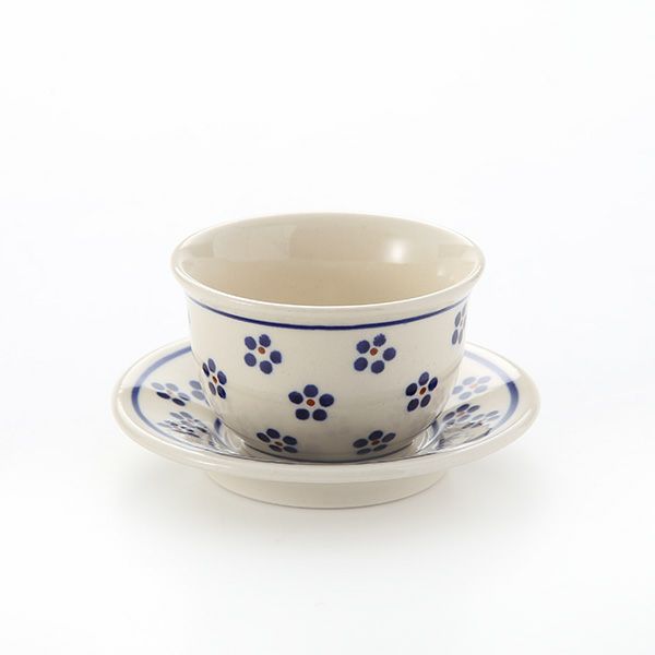 ポーリッシュポタリー（ポーランド陶器） ボレスワヴィエツ ジャパニーズティーカップ＆ソーサー 110ml 716／2014／225 【ル・ノーブルオリジナル企画商品】